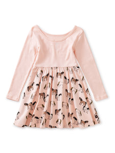 Tea Collection - Ballet Skirted Dress - Painted Ponies