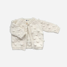 Load image into Gallery viewer, The Blueberry Hill - Popcorn Cardigan - Cream