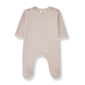 1 + In The Family - Porthos Jumpsuit w/ Feet - Nude