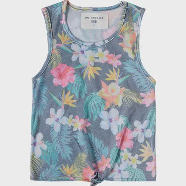 Sol Angeles - Rio Floral Knot Front Tank