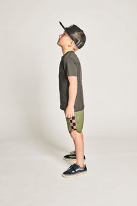 Munster Kids - Racer BShort - Olive