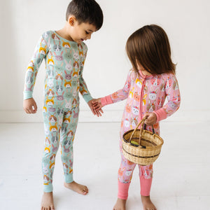 Little Sleepies - Rad Rabbits -  Two-Piece Bamboo Viscose Pajama Set