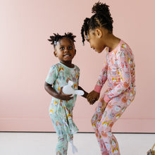 Load image into Gallery viewer, Little Sleepies - Rad Rabbits - Two Piece Short Sleeve Bamboo Viscose Pajama Set