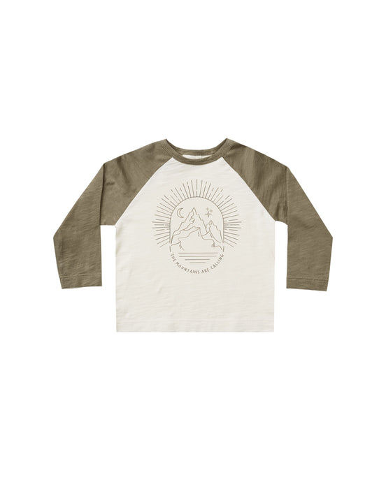 Rylee + Cru - Raglan Tee - Olive