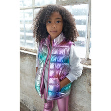 Load image into Gallery viewer, Appaman - Apex Puffer Vest - Metallic Rainbow