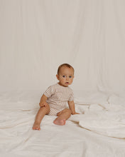 Load image into Gallery viewer, Rylee + Cru - Striped Shorty Onepiece - Almond
