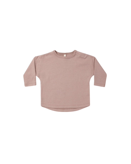 Quincy Mae - Long Sleeve Tee - Mauve