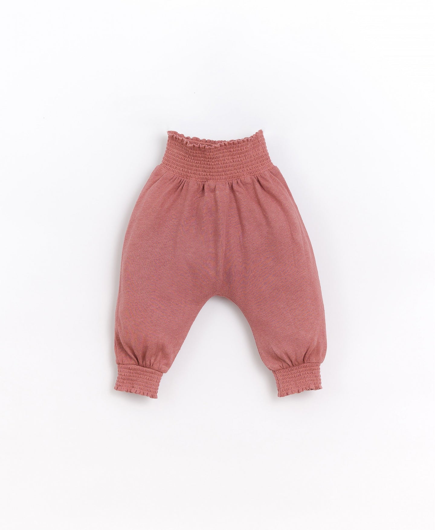 Play Up - Organic Elastic Waist Pants - Red Clay