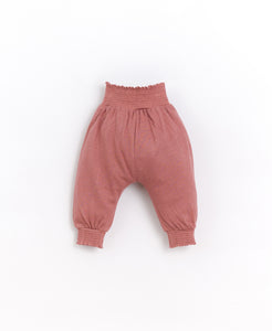 Play Up - Organic Elastic Waist Pants - Red Clay