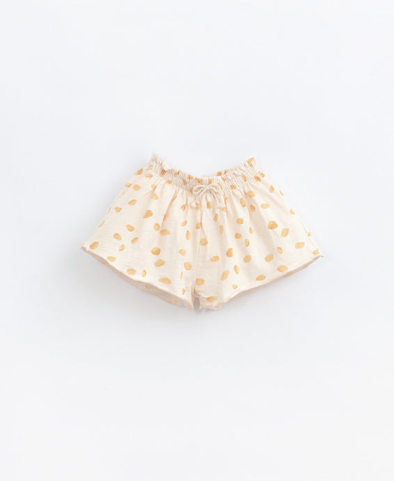 Play Up - Organic Lemon Print Shorts - Reed