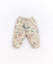 Load image into Gallery viewer, Play Up - Organic Infant Floral Joggers - Reed