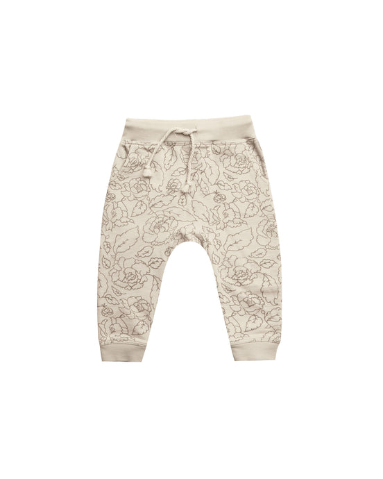 Rylee + Cru - Wild Rose Sweatpant - Stone