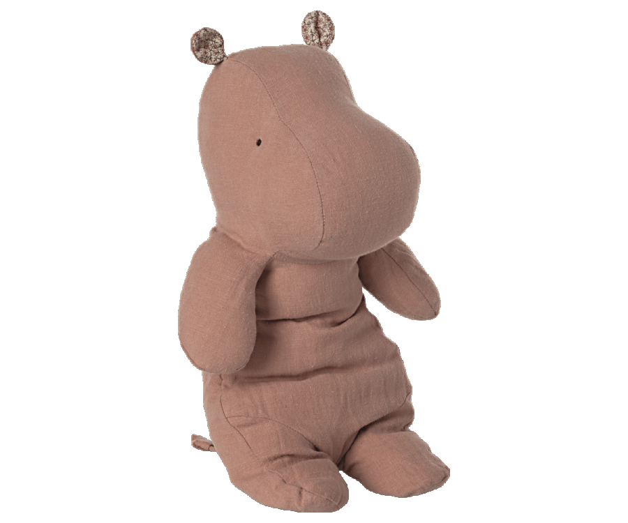 Safari Friends Medium Hippo - Old Rose