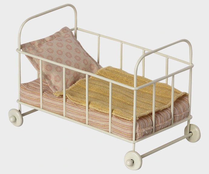 Maileg - Micro Cot Bed - Rose