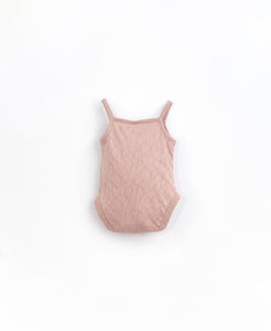 Play Up - Organic Sleeveless Bodysuit - Rose Pink