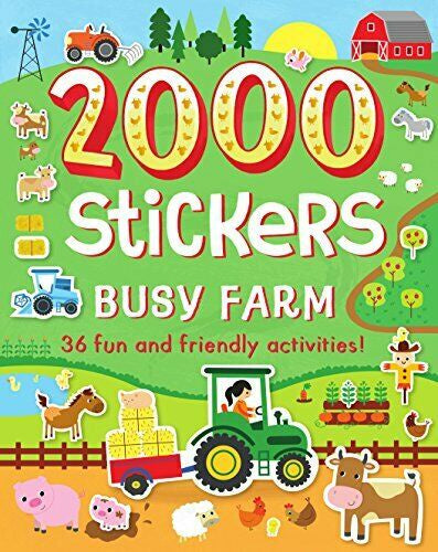 Cottage Door Press - 2000 Stickers Busy Farm