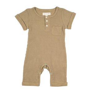 Children of the Tribe - Sage Waffle Romper