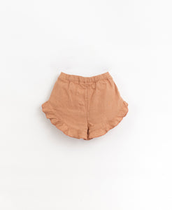 Play Up - Linen Frill Shorts - Scent