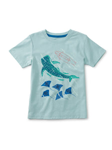 Tea Collection - Sea Boat Tee - Canal Blue