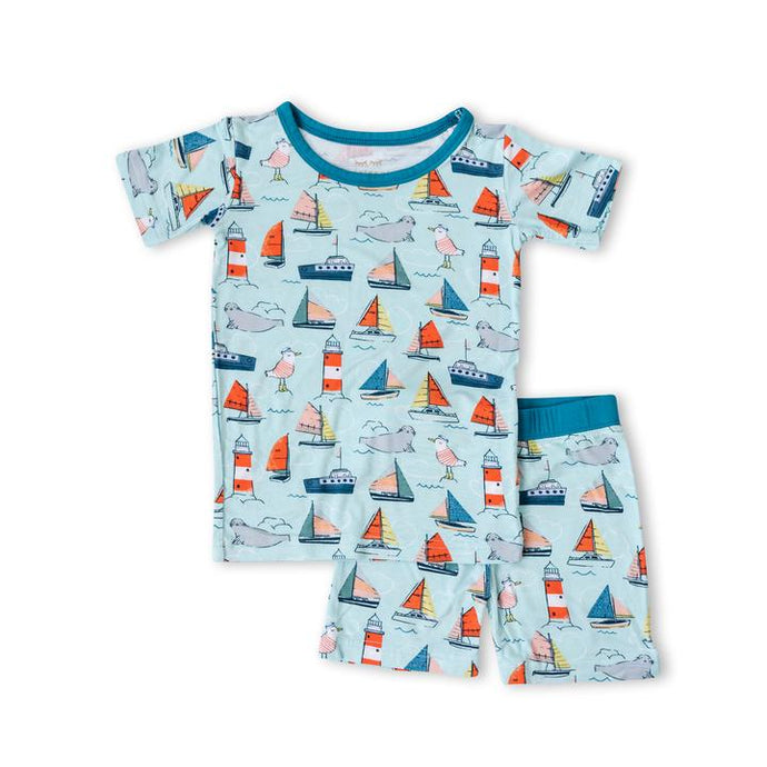 Little Sleepies - Set Sail Short Sleeve & Shorts 2 Piece Pajama Set