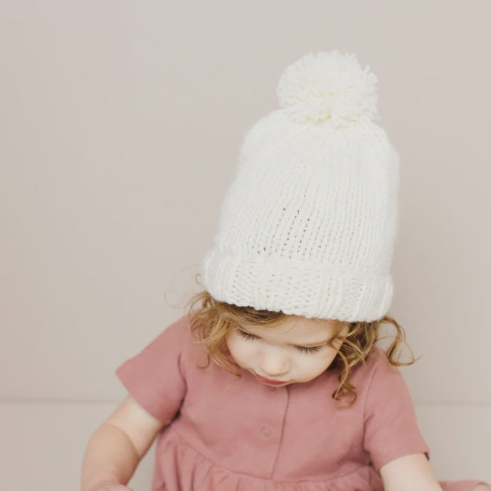 Classic Pom Hat - Cream