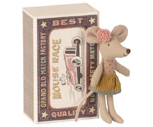 Load image into Gallery viewer, Maileg - Dance Little Sister Mouse in a Matchbox