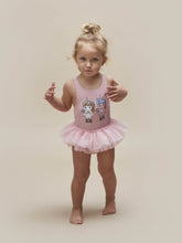Load image into Gallery viewer, Huxbaby - Skater Twins Ballet Swimsuit - Rose