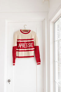 Fin & Vince - Women's Vintage Sweater - Apres Ski - Chili