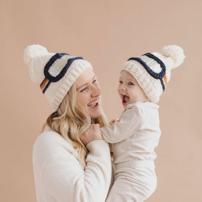 Ski Goggles Beanie - Retro