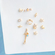Load image into Gallery viewer, Girls Crew - Sky High Earring Set - Gold