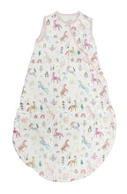 Load image into Gallery viewer, Loulou Lollipop - Muslin Sleep Bag 1 TOG - Unicorn Dream