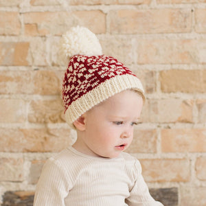 The Blueberry Hill - Snowfall  Hat - Red