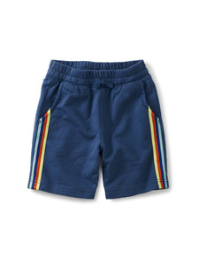 Tea Collection - Soca Stripe Shorts  - Cobalt