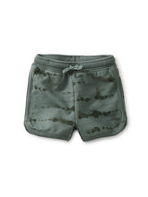 Load image into Gallery viewer, Tea Collection - Baby Sport Shorts - Shibori Tie Dye in Blue