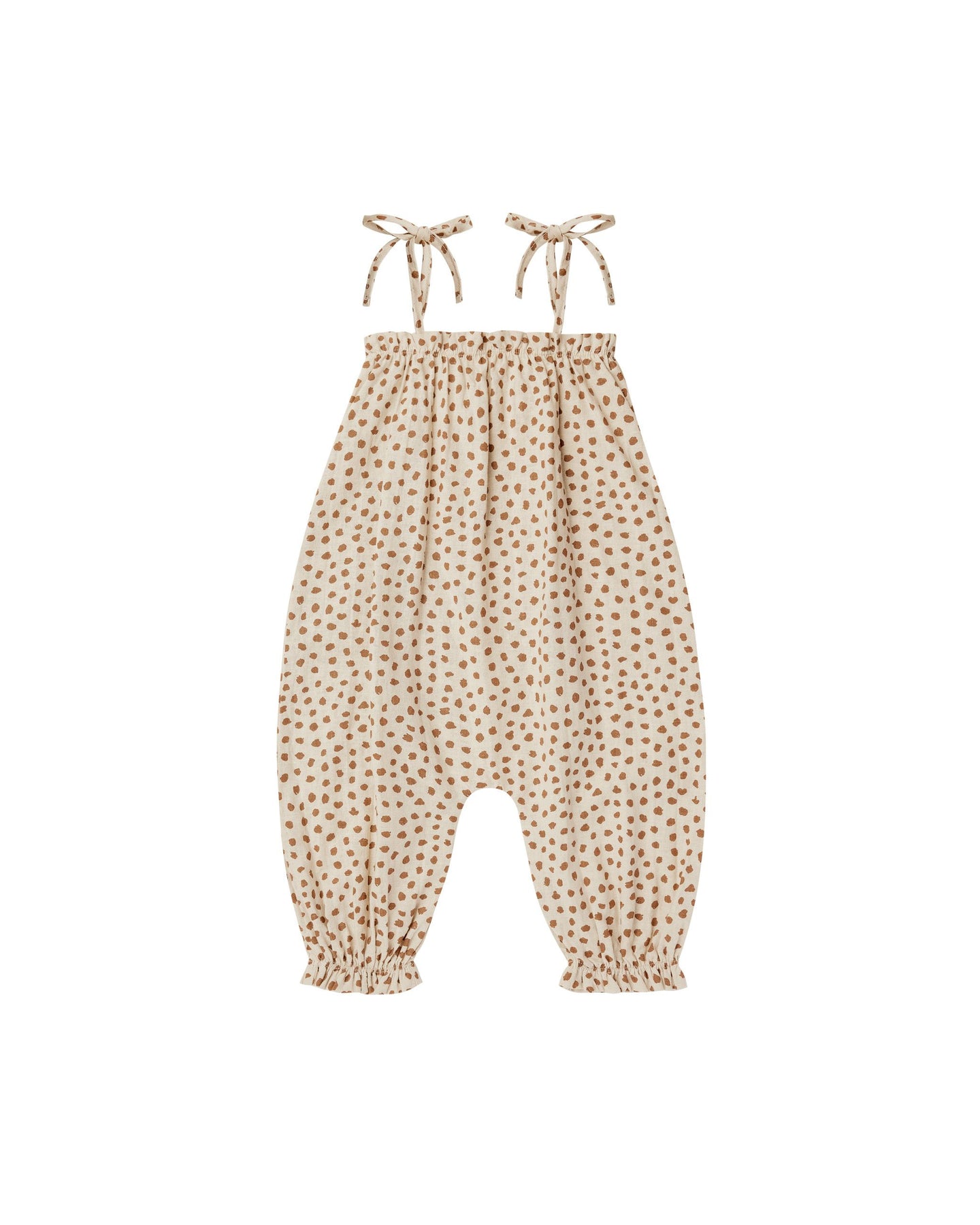 Rylee + Cru - Spots Bubble Jumpsuit - Natural