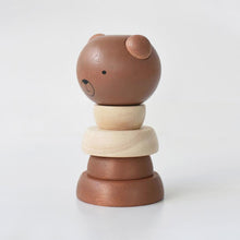 Load image into Gallery viewer, Wee Gallery - Wood Stacker - Bear