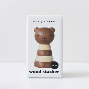 Wee Gallery - Wood Stacker - Bear