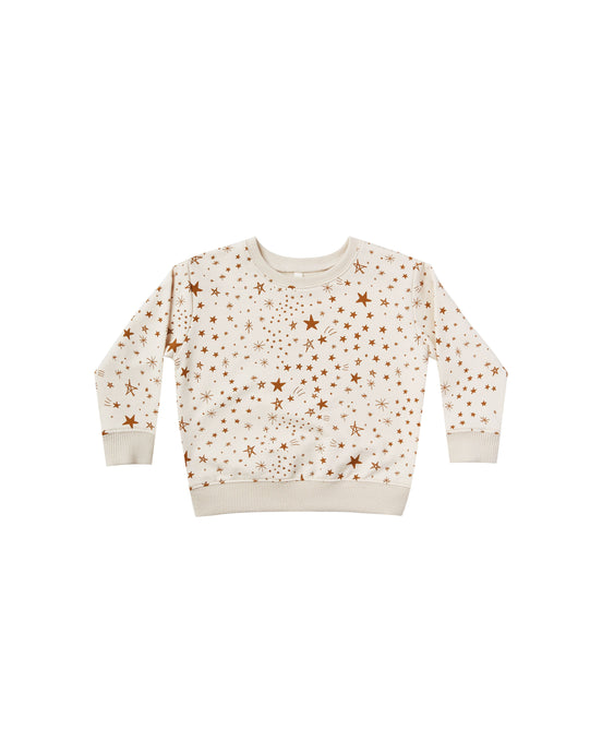 Rylee + Cru - Starburst Sweatshirt Frech Terry Fleece - Natural