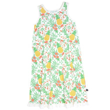 Load image into Gallery viewer, Sweet Bamboo - Strappy Boho Dress - Pineapple Floral