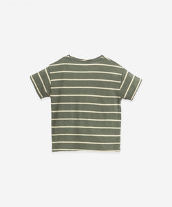 Organic Striped Tee - Cocoon