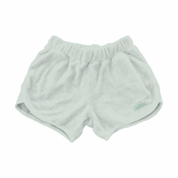 Tiny Whales - Succulent Dolphin Shorts - Terry Cloth Embroidered Detail