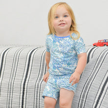 Load image into Gallery viewer, Summer Pj&#39;s Set - Blue Coral