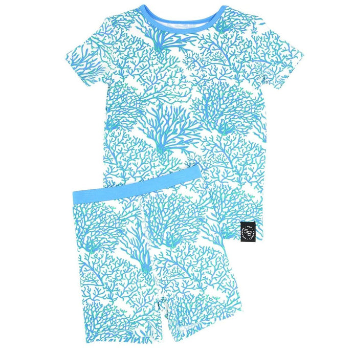 Summer Pj's Set - Blue Coral