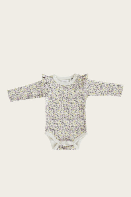 Jamie Kay - Organic Cotton Frill Bodysuit - Summer Floral