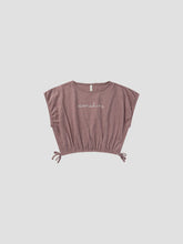 Load image into Gallery viewer, Sunshine Cropped Cinched Tee - Mulberry