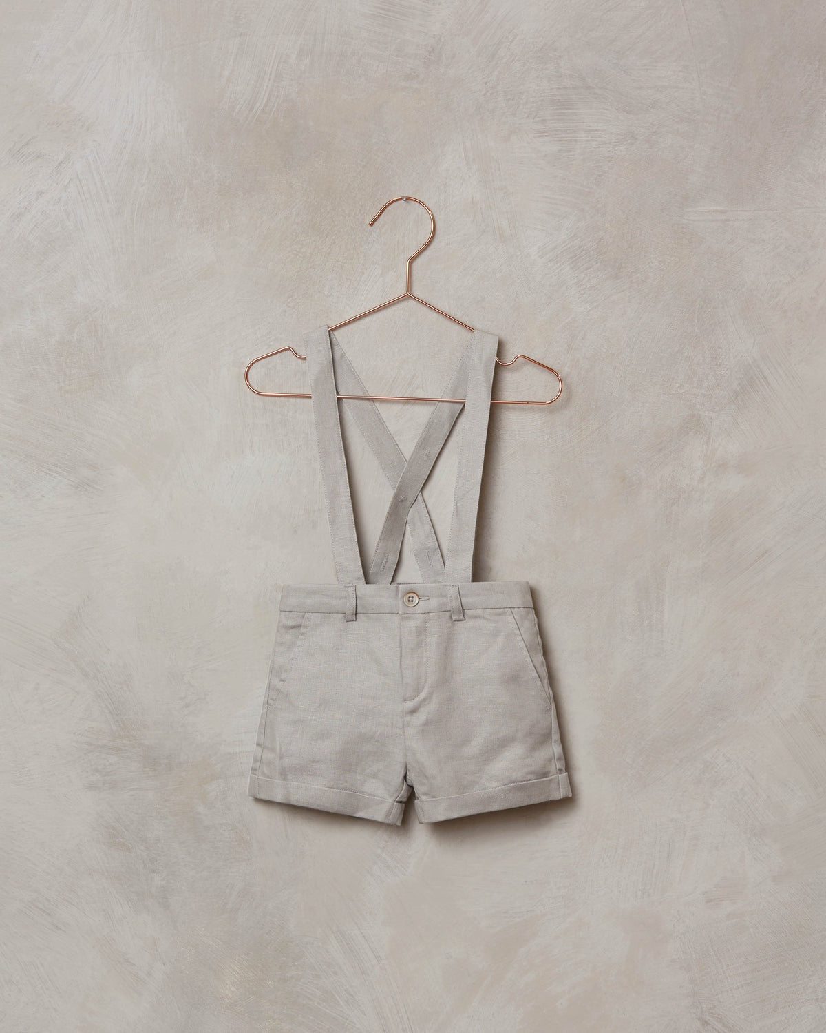 Noralee Suspender Shorts - Ash