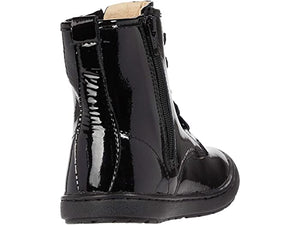 Swagger Lace Up Boot - Black Patent