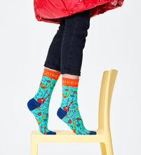 Load image into Gallery viewer, Happy Socks - The Works Sock - Turquoise