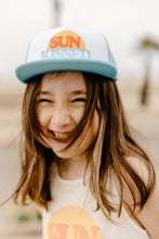 Load image into Gallery viewer, Tiny Whales - Sun Kissed Trucker Hat - Light Blue