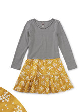 Load image into Gallery viewer, Tea Collection - Tiered Skirted Dress - Golden Wildflowers
